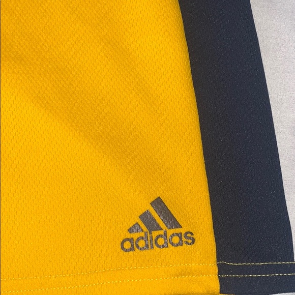 Yellow and blue basketball shorts - Picture 2 of 2